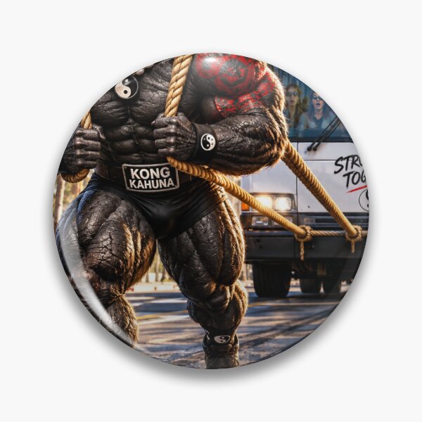 Item preview, Kong Kahuna Yin yang Strongman Gorilla-- Rope Pulling designed and sold by EterniaE.