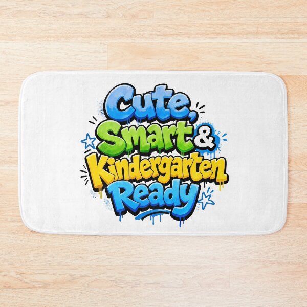 Item preview, Cute, Smart & Kindergarten Ready – Colorful Back to School designed and sold by MomParentADHD.