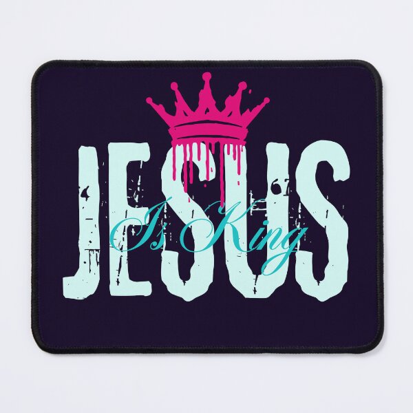 Item preview, Jesus Is King - Crucifixion Motivational Quotes - Unique Gifts For Men - Dark Purple designed and sold by Doiemacreations.