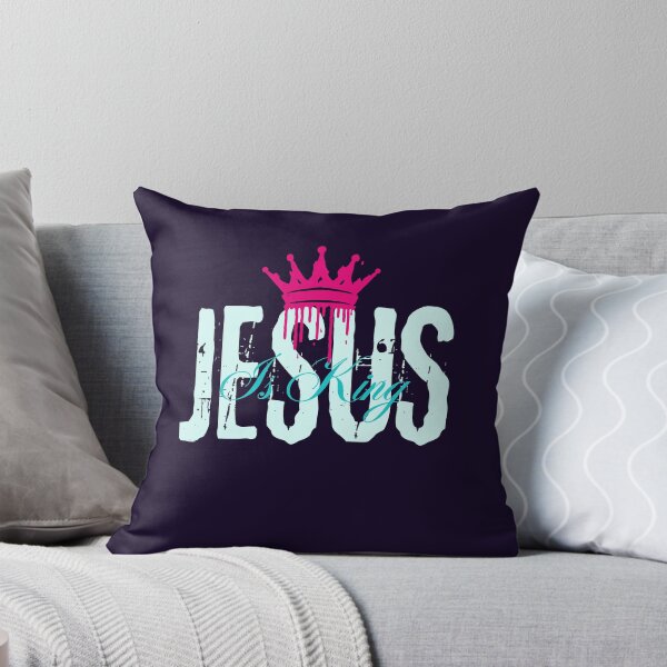 Item preview, Jesus Is King - Crucifixion Motivational Quotes  - Unique Gifts For Men - Dark Purple designed and sold by Doiemacreations.