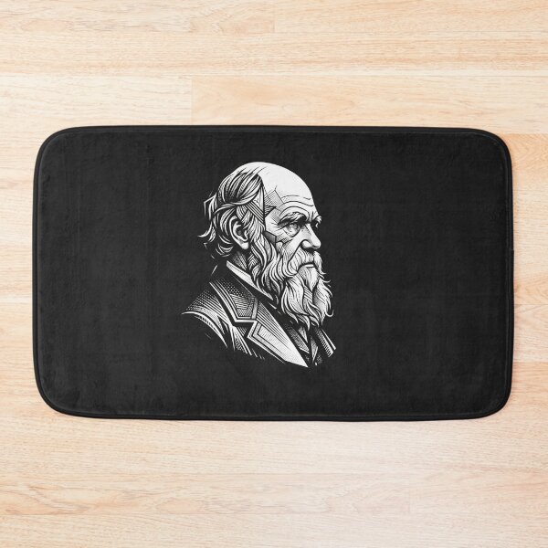 Item preview, Charles Darwin Portrait Vintage Engraving Style designed and sold by Owcomm.