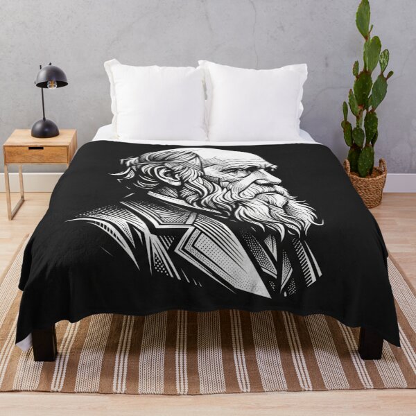 Item preview, Charles Darwin Portrait Vintage Engraving Style designed and sold by Owcomm.