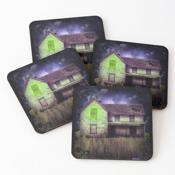 Item preview, Haunted House (Purple and Green Version) designed and sold by JanGrackle.