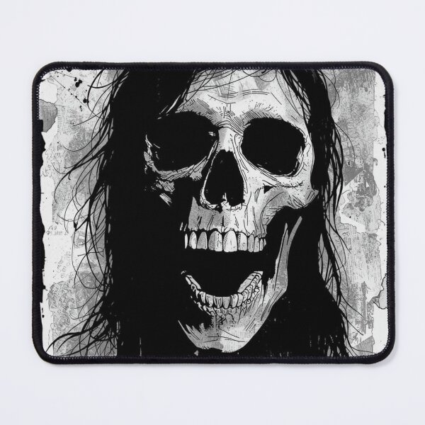 Item preview, Screaming Zombie Skull Grunge Horror Art designed and sold by ERODED SELF.