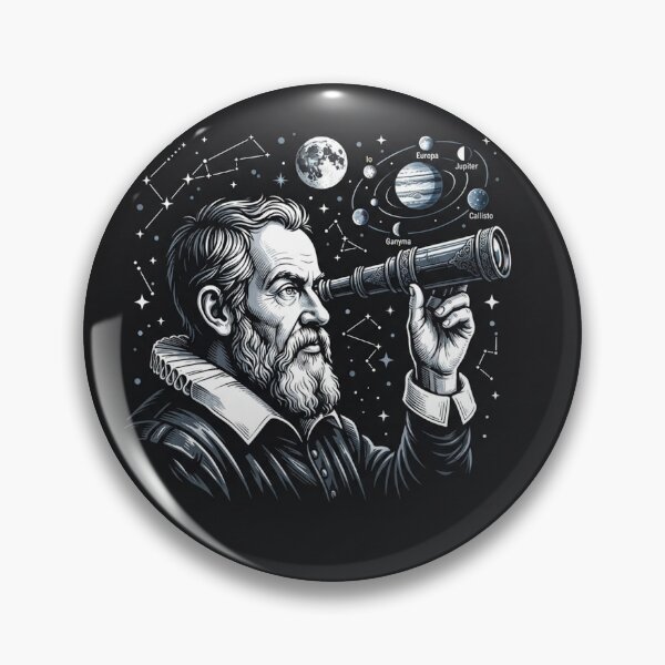 Item preview, Galileo Galilei Exploring The Night Sky designed and sold by Owcomm.