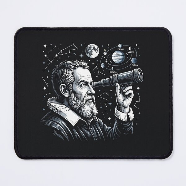 Item preview, Galileo Galilei Exploring The Night Sky designed and sold by Owcomm.