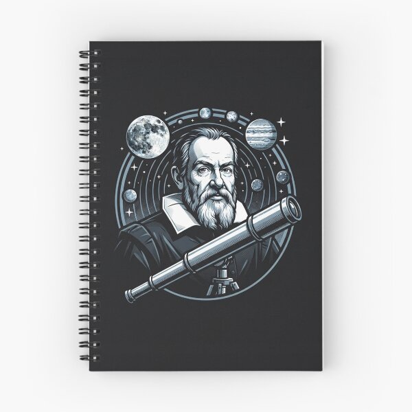 Item preview, Galileo Galilei Exploring The Cosmos With Telescope designed and sold by Owcomm.