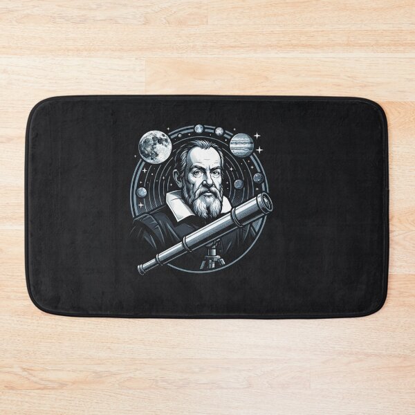 Item preview, Galileo Galilei Exploring The Cosmos With Telescope designed and sold by Owcomm.