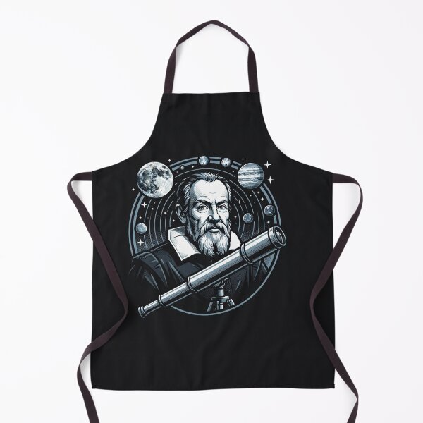 Item preview, Galileo Galilei Exploring The Cosmos With Telescope designed and sold by Owcomm.