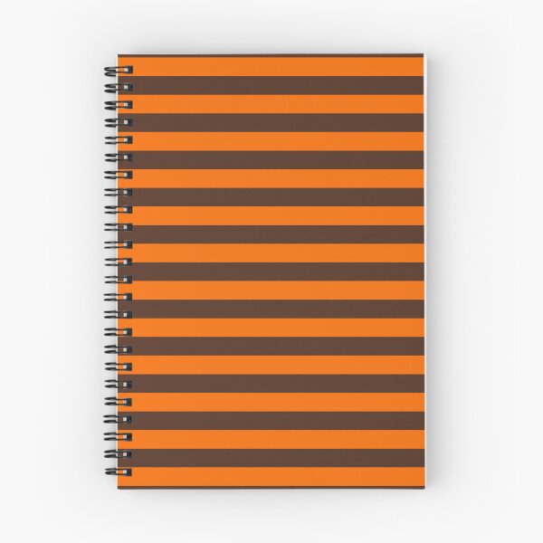 Item preview, Retro Stripes Pattern 70s Brown and Orange Horizontal Stripe designed and sold by kierkegaard.