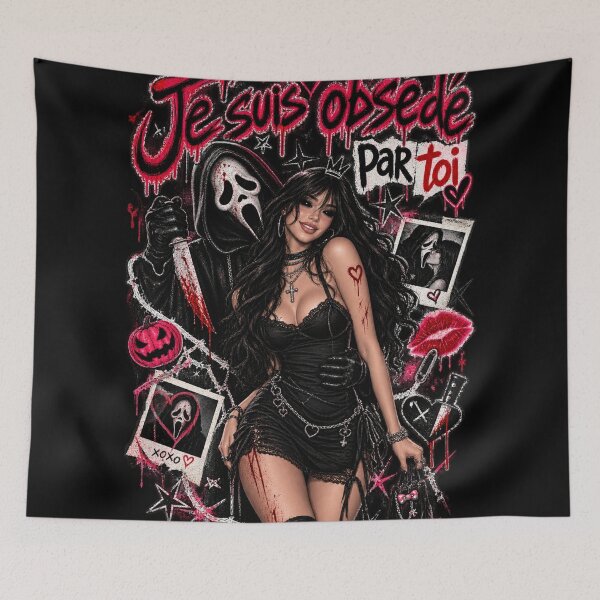 Item preview, Je suis obsédé par Toi - Ghostface Horror Romance Y2K Halloween Design designed and sold by wilnickvisuals.