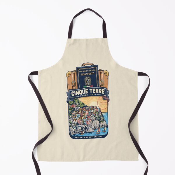 Item preview, Cinque Terre Italy Vintage Leather Passport Suitcase Emblem – Retro Coastal Travel Stamp Design designed and sold by stickercuffs.