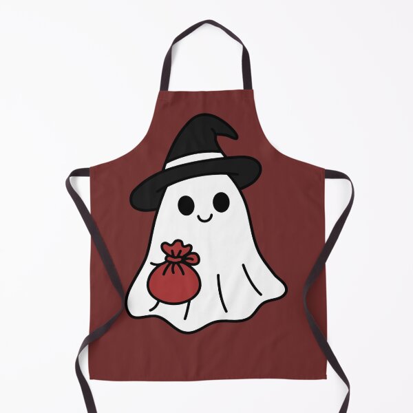 Item preview, Cute Ghost Halloween with hat, trick or treat  designed and sold by Tanapan2529.
