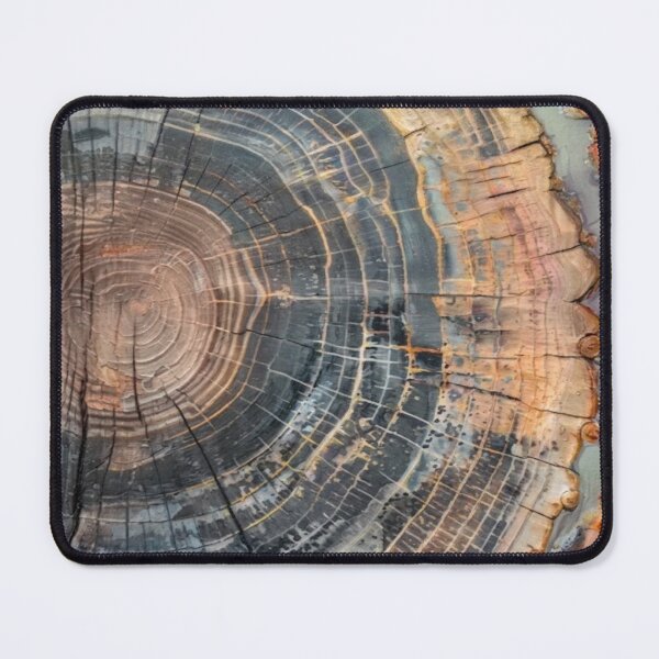Item preview, Colorful Tree Ring Abstract Nature Art designed and sold by ShieldRockPrints.