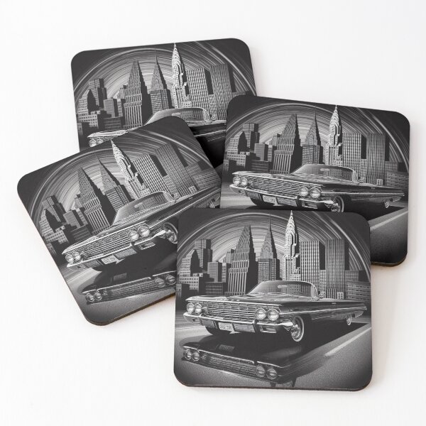 Item preview, Vintage Convertible Car – Classic Roadster Art designed and sold by RKWSHOP.