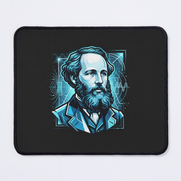 Item preview, James Clerk Maxwell Scientific Portrait Illustration designed and sold by Owcomm.