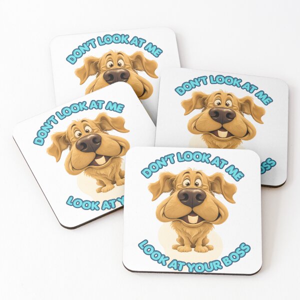 Item preview, Don’t Look at Me, Look at Your Boss Funny Dog Meme | Office Humor designed and sold by Kruti Collection.