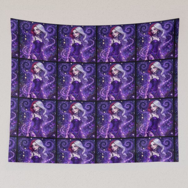Item preview, Purple Van Gogh Queen designed and sold by Designs by kp .