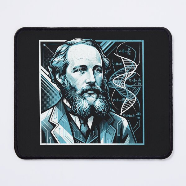 Item preview, James Clerk Maxwell Physics Equations Portrait designed and sold by Owcomm.