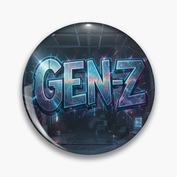 Item preview, Cyberpunk GEN-Z Futuristic 3D Graffiti Art designed and sold by HappyPrintCo.