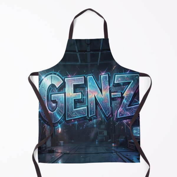 Item preview, Cyberpunk GEN-Z Futuristic 3D Graffiti Art designed and sold by HappyPrintCo.