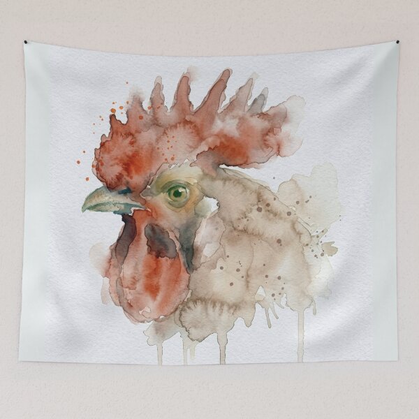 Item preview, Rooster, Crimson Comb, Emerald Eye designed and sold by caracatita75.