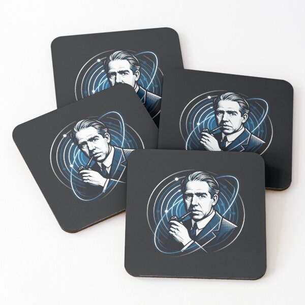 Item preview, Niels Bohr Quantum Physics Atomic Structure Portrait designed and sold by Owcomm.