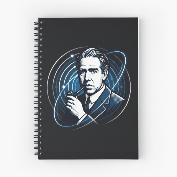 Item preview, Niels Bohr Quantum Physics Atomic Structure Portrait designed and sold by Owcomm.