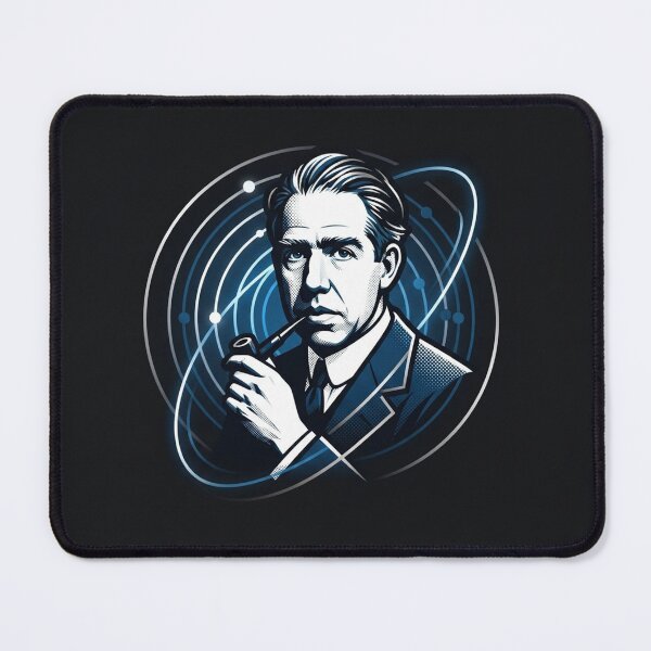 Item preview, Niels Bohr Quantum Physics Atomic Structure Portrait designed and sold by Owcomm.