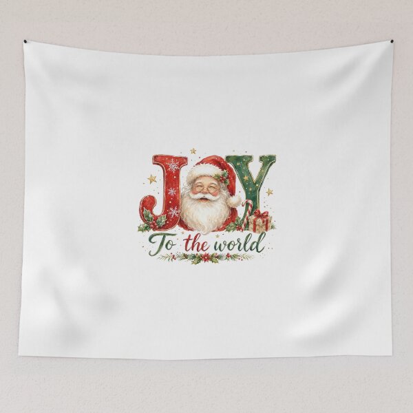 Item preview, Joy To The World Vintage Santa Christmas designed and sold by DYAFLK.