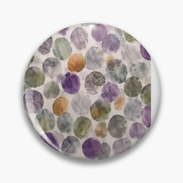 Item preview, Watercolor Dots in Green, Purple and Gray designed and sold by ZedColors.