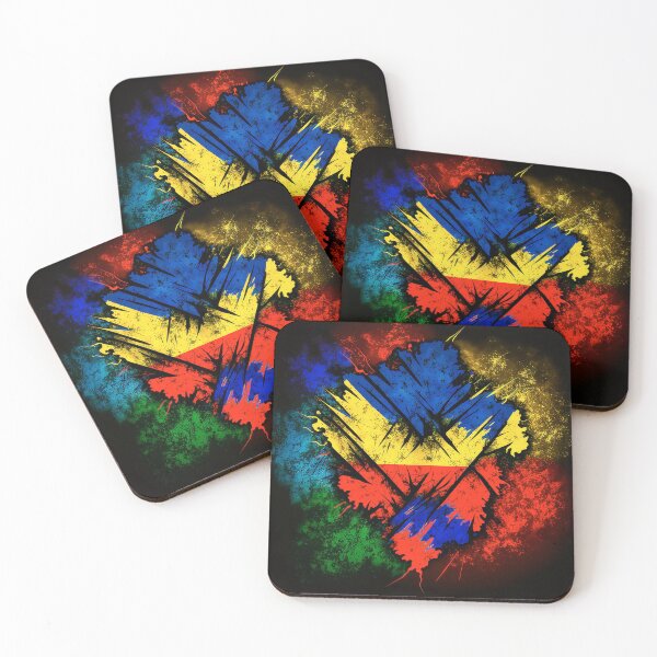 Item preview, Moldova Flag Abstract Paint Splash designed and sold by Gold Turtle  Lina.
