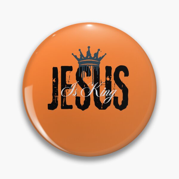 Item preview, Jesus Is King - Church Inspirtional Quotes  - Valentine Gifts For Her Orange designed and sold by Doiemacreations.