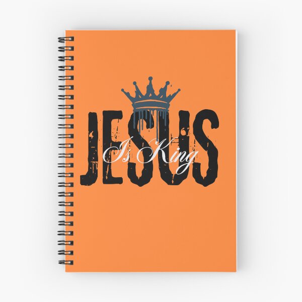 Item preview, Jesus Is King - Church Inspirtional Quotes  - Valentine Gifts For Her Orange designed and sold by Doiemacreations.