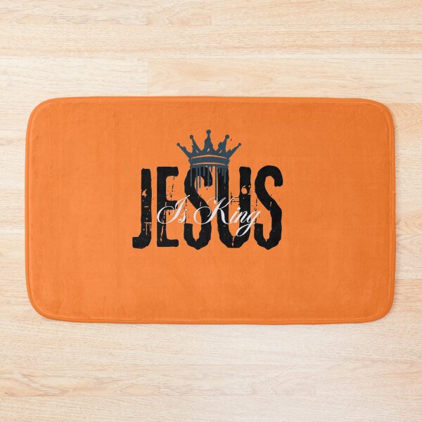 Item preview, Jesus Is King - Church Inspirtional Quotes  - Valentine Gifts For Her Orange designed and sold by Doiemacreations.