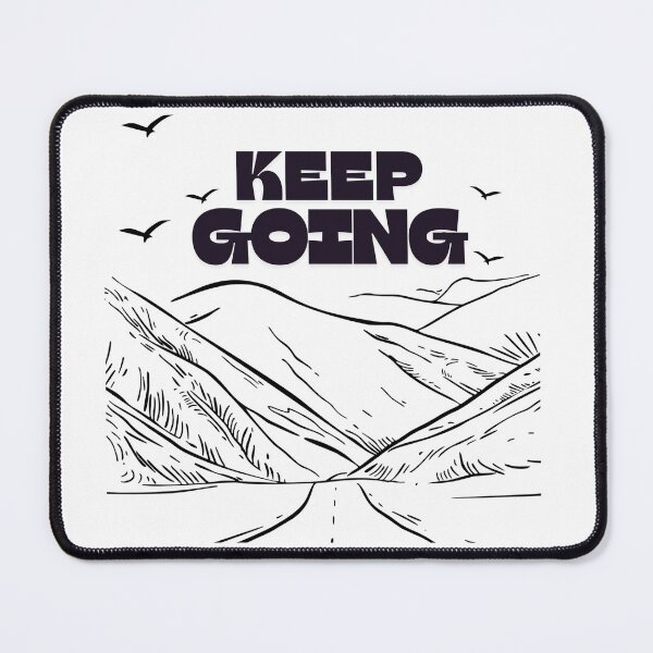 Item preview, Keep Going Motivational Typography – Gen Z Minimalist Inspirational Quote designed and sold by Snikdha.