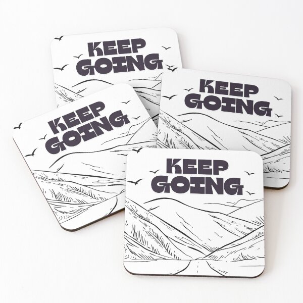 Item preview, Keep Going Motivational Typography – Gen Z Minimalist Inspirational Quote designed and sold by Snikdha.