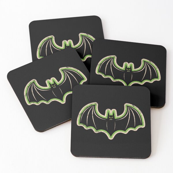 Item preview, Halloween Retro Bat (Green) designed and sold by Hanzo Design.