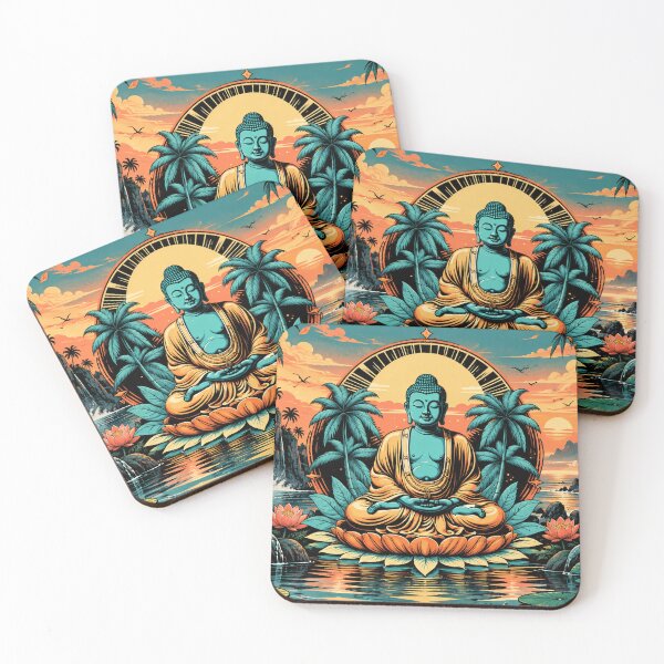 Item preview, Tropical Buddha: Path to Inner Peace designed and sold by Fei Long Design Hub.