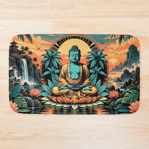 Item preview, Tropical Buddha: Path to Inner Peace designed and sold by Fei Long Design Hub.
