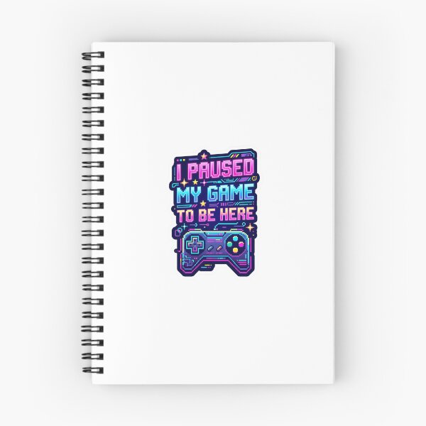 Item preview, I Paused My Game To Be Here - Retro Pixel Art Gamer Sticker designed and sold by PrintasticJC.