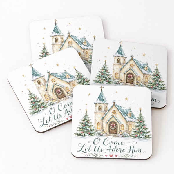 Item preview, O Come Let Us Adore Him Christmas Church designed and sold by DYAFLK.