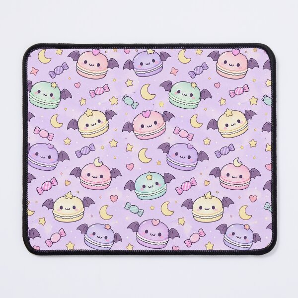 Item preview, Kawaii Bat Macaron Pattern designed and sold by Soft Berry Studio.