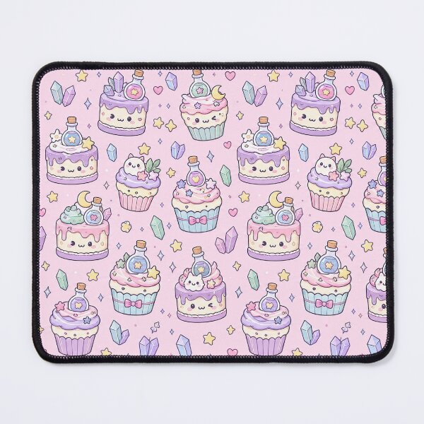 Item preview, Kawaii Potion Cake Pattern designed and sold by Soft Berry Studio.