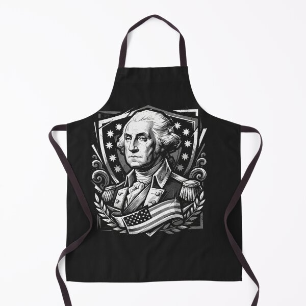 Item preview, George Washington Presidential Shield American Flag Portrait designed and sold by Owcomm.