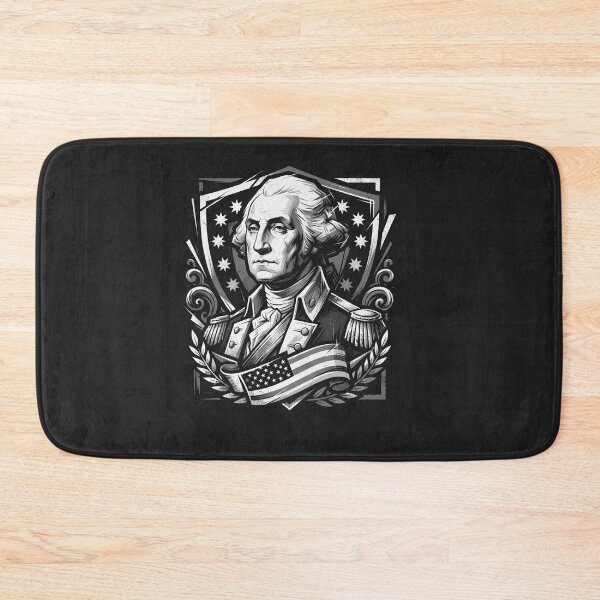 Item preview, George Washington Presidential Shield American Flag Portrait designed and sold by Owcomm.