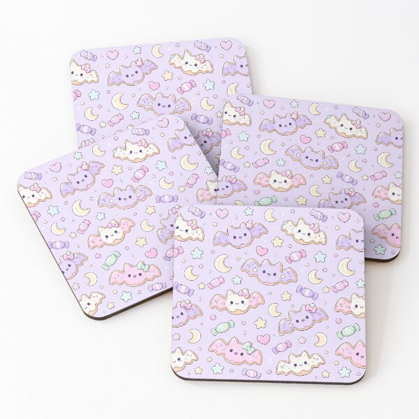 Item preview, Kawaii Bat Cookie Pattern designed and sold by Soft Berry Studio.