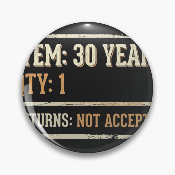 Item preview, 30th Birthday Receipt T-Shirt | Funny "Item 30 Years Qty 1 Returns Not Accepted" Shirt | Turning 30 Gift | Dirty Thirty Tee designed and sold by abdelhamid85.