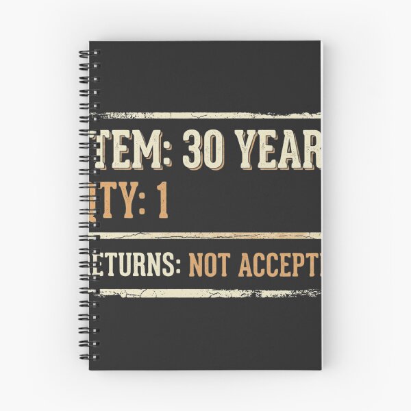 Item preview, 30th Birthday Receipt T-Shirt | Funny "Item 30 Years Qty 1 Returns Not Accepted" Shirt | Turning 30 Gift | Dirty Thirty Tee designed and sold by abdelhamid85.