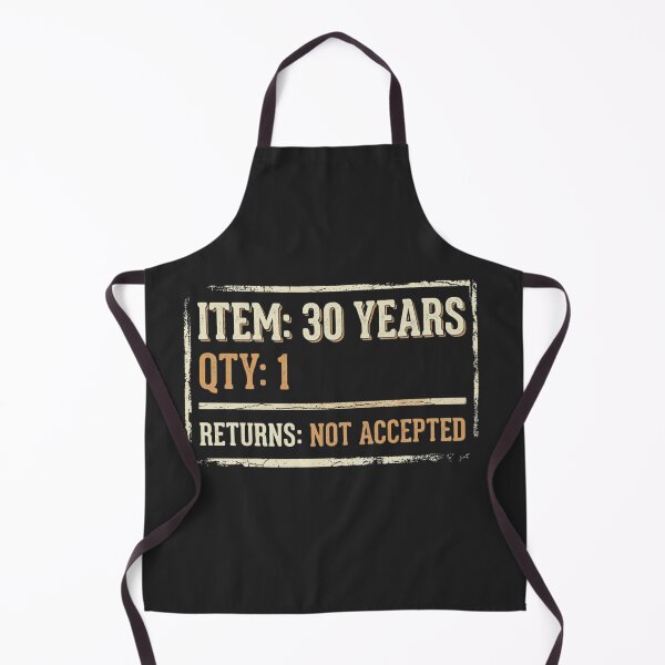 Item preview, 30th Birthday Receipt T-Shirt | Funny "Item 30 Years Qty 1 Returns Not Accepted" Shirt | Turning 30 Gift | Dirty Thirty Tee designed and sold by abdelhamid85.